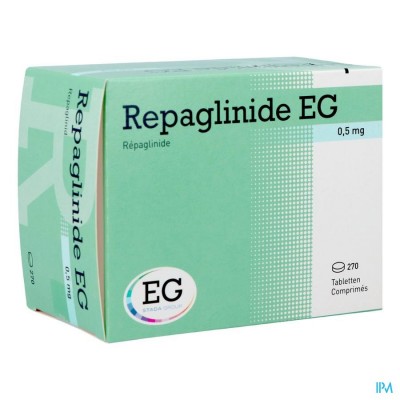 Repaglinide EG 0,5Mg Tabl 270