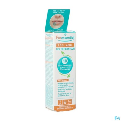 PURESSENTIEL SOS LABIAL GEL 10 ESS.OLIE 5ML