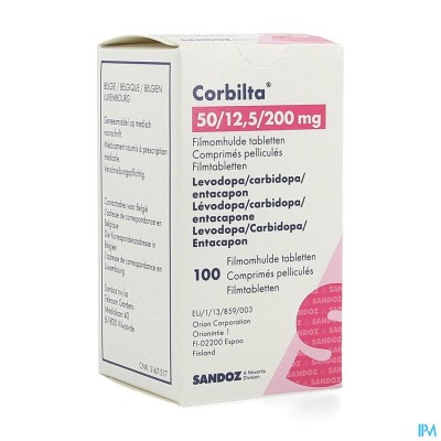 Corbilta 50mg/12,5mg/200mg Filmomh Tabl 100