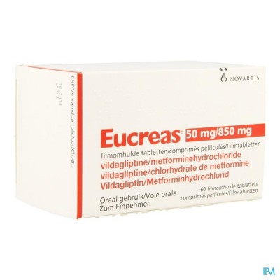 Eucreas 50mg/ 850mg Filmomh Tabl 60