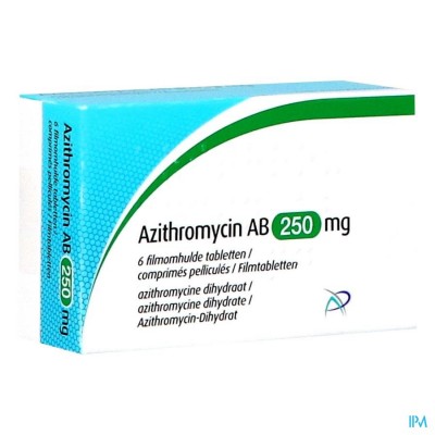 Azithromycin Ab 250mg Filmomh Tabl 6 X 250mg