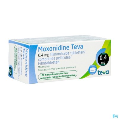 Moxonidine Teva Comp 100 X 0,4mg