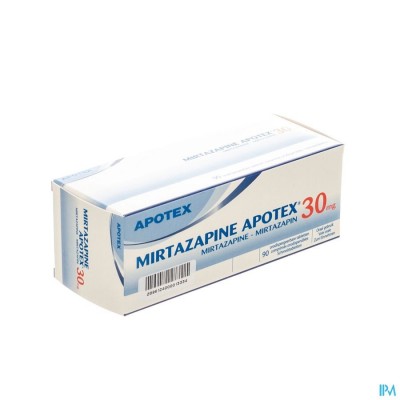 Mirtazapine Apotex 30mg Comp Orodisp 90