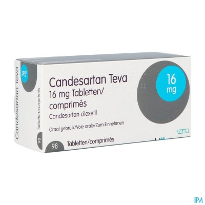 Candesartan Teva Tabl 98 X 16mg