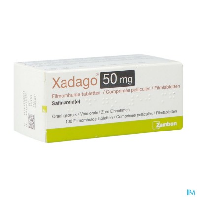 Xadago 50mg Filmomh Tabl 100 X 50mg