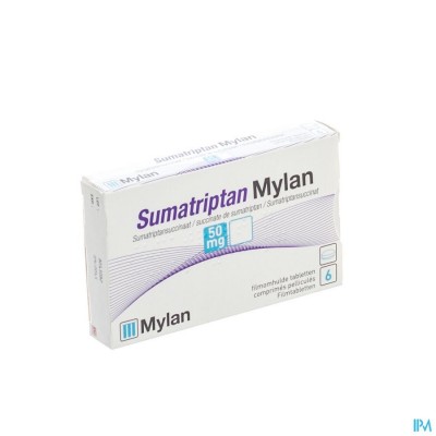 Sumatriptan Viatris 50mg Tabl 6