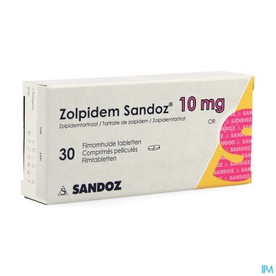 Zolpidem Sandoz Impexeco 10mg Filmomh Tabl 30 Pip