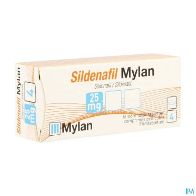 Sildenafil Viatris 25mg Filmomh Tabl 4