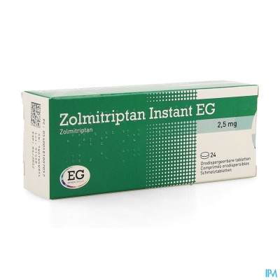 Zolmitriptan Instant EG 2,5Mg Tabl Orodisp 24