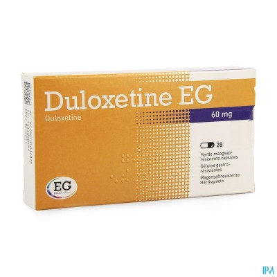 Duloxetine EG 60Mg Maagsapresist Caps 28