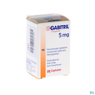 Gabitril Filmomh Tabl 50 X 5mg