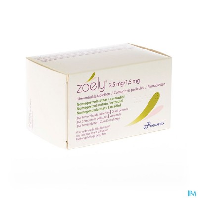 Zoely 2,5mg/1,5mg Filmomh Tabl 364