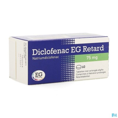 Diclofenac EG Retard   Tabl 60X75Mg