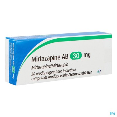 Mirtazapine Apotex 30mg Comp Orodisp 30