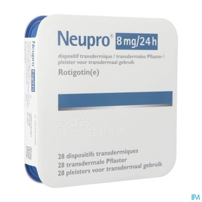 Neupro 8mg/24u transderm. pleister (28)