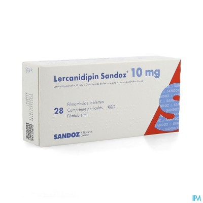 Lercanidipin Sandoz 10mg Comp 28 X 10mg