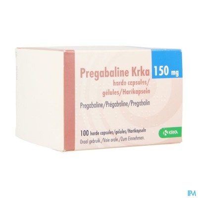 Pregabaline Krka 150mg Harde Caps 100 X150mg