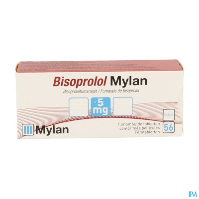 Bisoprolol Viatris 5,0mg Tabl 56