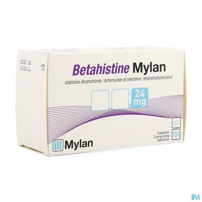 Betahistine Viatris 24mg Tabl 100