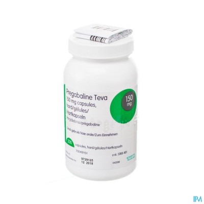 Pregabaline Teva 150mg Caps Hard 200 X 150mg