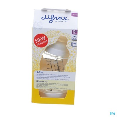 Difrax S-fles Natural Wit 200ml