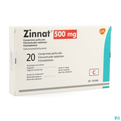 Zinnat 500 Comp 20x500mg