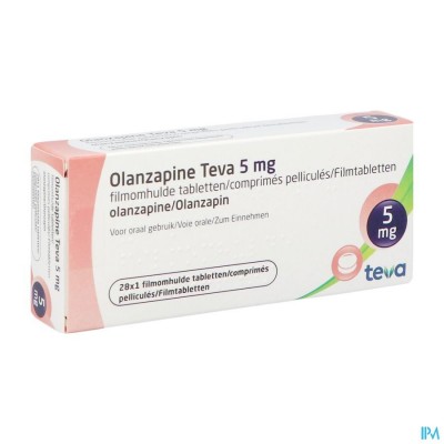 Olanzapine Teva 5mg Filmomh Tabl 28