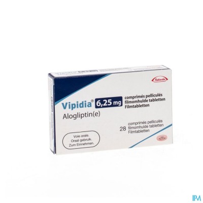 Vipidia 6,25mg Omhulde Tabl 28x6,25mg