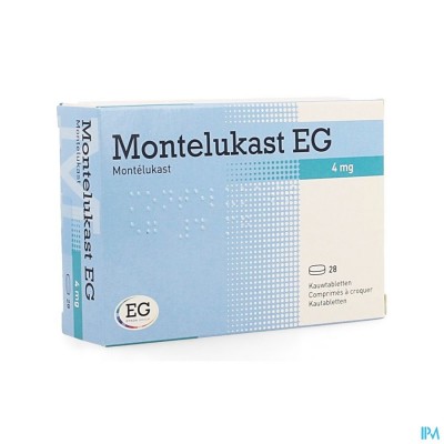 Montelukast EG Kauwtabletten 28 X 4 Mg