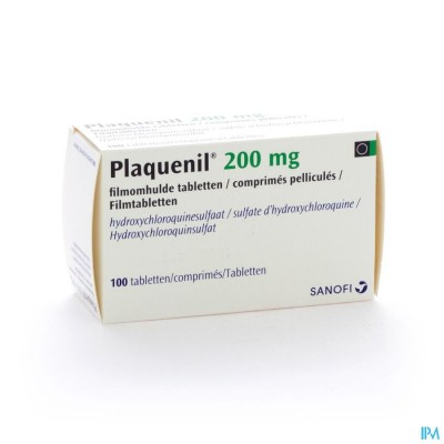 Plaquenil Omhulde Tabl 100 X 200mg