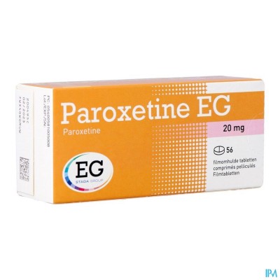 Paroxetine EG Filmomh Tabl 56X20Mg Blister