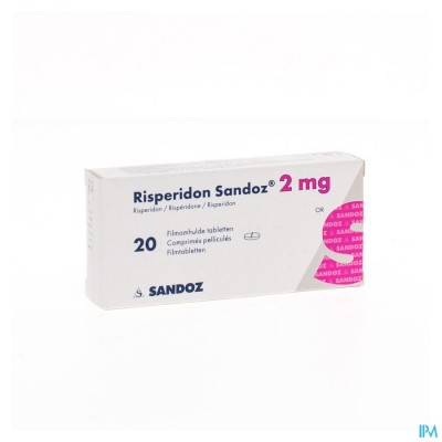 Risperidon Sandoz Comp Pell 20 X 2mg