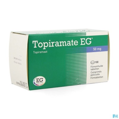 Topiramate EG 50Mg Filmomh Tabl 100X50Mg