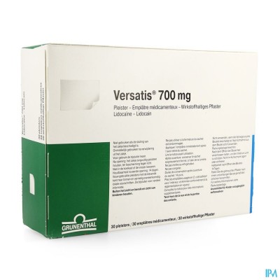 Versatis 700mg Pleisters - Emplatres 30