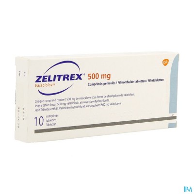 Zelitrex 500 Tabl 10x500mg