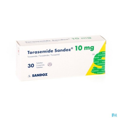 Torasemide Sandoz Comp 30 X 10mg