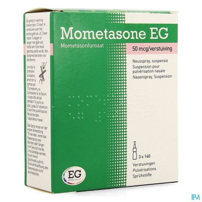 Mometasone EG 50Mcg Susp Neusspray 3 X 140