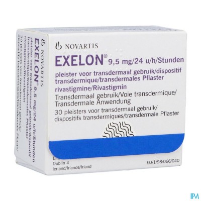 Exelon 9,5mg/24u Pleister Transdermaal 30