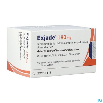 Exjade 180mg Filmomh Tabl 90 X 180mg