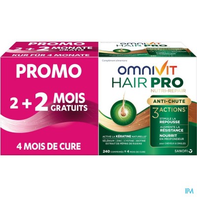 Omnivit Hair Pro Nutri Repair Comp 120+120 Promo