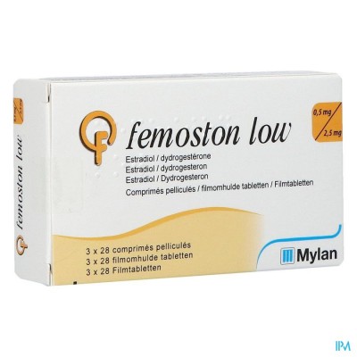 Femoston 0,5mg/2,5mg Impexeco Filmom Comp 3x28 Pip