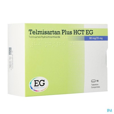 Telmisartan Plus Hct EG 80Mg/25 Mg Tabl  98