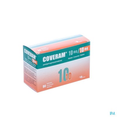 Coveram 10mg/10mg Impexeco Comp 90 Pip