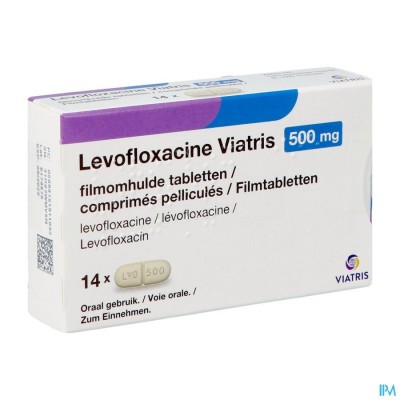 Levofloxacine Viatris 500mg Tabl 14