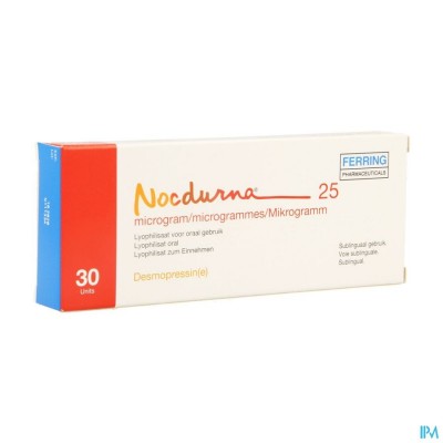 Nocdurna 25mcg Lyophilisaat Oraal Gebruik 30 X 1