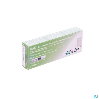 Rebif Patronen 4 X 3 Dos 22 Ug/0,5ml