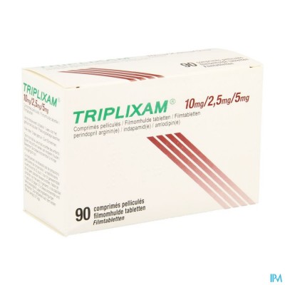 Triplixam 10mg/2,5mg/5mg Impex.filmomh Tabl 90 Pip