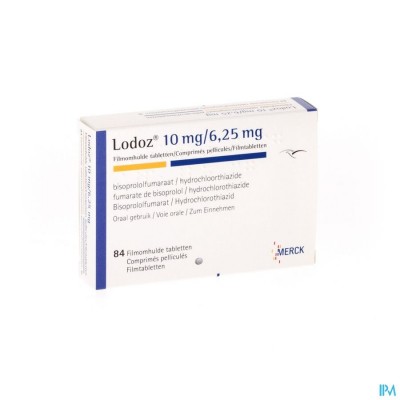 Lodoz 10,0mg/6,25mg Tabl 84