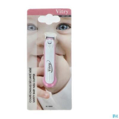 Nagelknipper Baby Met Veiligheid Blauw/roos (azie)