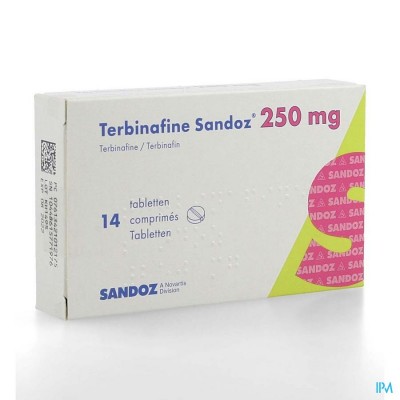 Terbinafine Sandoz Comp 14 X 250mg